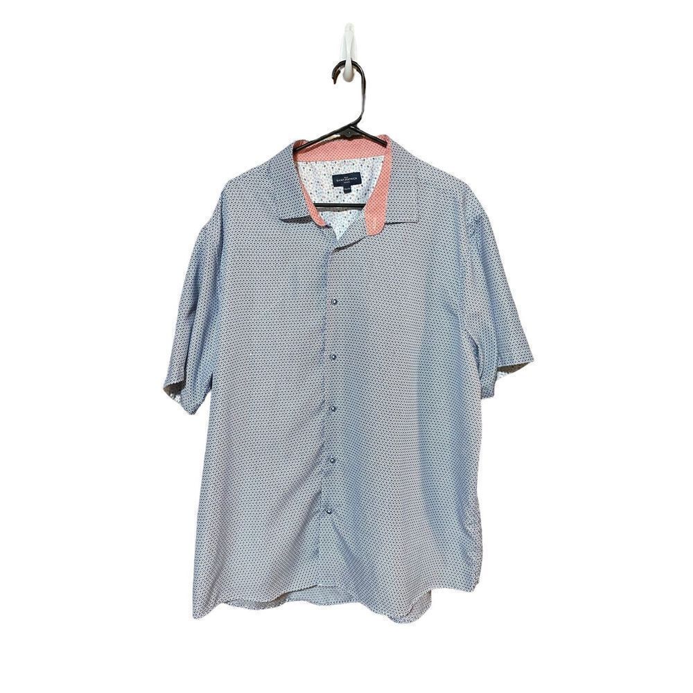 𝅺RUE Saint-Patrick short sleeve button down shirt size XXL